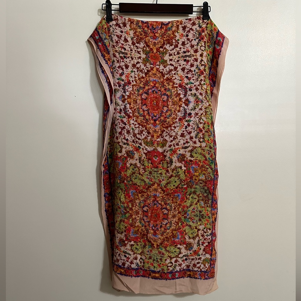 Floral Patterned Women's Scarf